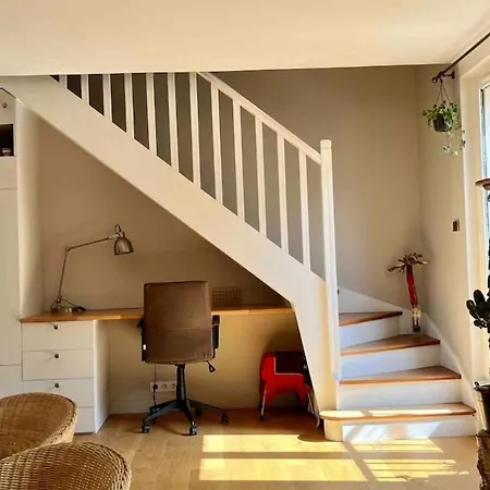 Large, Quiet, Family-friendly Floor Duplex Lägenhet Paris
